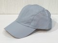 Нова изчистена дишаща шапка с козирка в сив цвят, шушляк