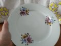 Стар български порцелан плато чиния , снимка 3