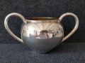 Сребърна кована сребро купа чаша тас копие по античен съд, снимка 1 - Антикварни и старинни предмети - 37943637