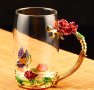 Декорирани чаши за чай, кафе, вода и др., снимка 1 - Подаръци за жени - 34102919