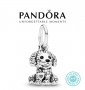 Талисман Пандора сребро 925 Pandora Poodle Puppy Dog. Колекция Amélie, снимка 1 - Гривни - 30830015