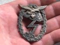 стар немски нагръден знак - LUFTWAFFE - WWII - ОРИГИНАЛ, снимка 2