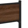 vidaXL Рамка за легло без матрак кафяв дъб 120x200 см инженерно дърво, снимка 7