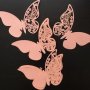 Пеперудки за чаша - чудесна украса за сватбена маса , снимка 2