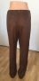 С / М Нов Дамски Панталон Yansi Fugel Имитира Велур Кафяв Есенен Зимен, снимка 15