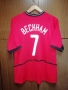 Manchester United Beckham Nike оригинална тениска фланелка Бекъм Манчестър Юнайтед екип 2002/2003, снимка 1