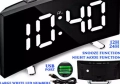 Мултифункционален огледален електронен часовник DT-6507, снимка 4