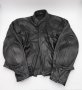 Кожено яке за мотор черно размер М размер 54 , снимка 1
