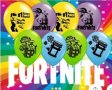 Fortnite Фортнайт шарени обикновен надуваем латекс латексов балон парти балони, снимка 2