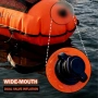 Нов 28L плувен буй суха чанта за открити води море оранжев dry bag tow float, снимка 4