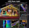 Многоцветен Лед Маркуч за Коледна Украса Водоустойчив RGB, снимка 8