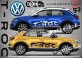 Volkswagen T-ROC стикери надписи лепенки фолио SK-SJV2-VW-TR, снимка 1 - Аксесоари и консумативи - 43660952