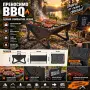 ПРЕНОСИМО FlatPack Барбекю– Здраво и Компактно. 3мм стомана. 75 €, снимка 3