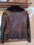 Яке от естествена кожа с подплата Red Wood, снимка 2