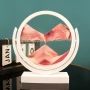 Стъклен пясъчен арт-Свободно стояща динамична 3D картина с движещ се пясък, декорация за дома и офис, снимка 5