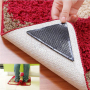 Антиплъзгащи силиконови подложки за килими Ruggies / Комплект от 4 броя подложки., снимка 1