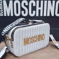 Moschino дамска чанта през рамо в бяло Код 801, снимка 2 - Чанти - 40640950