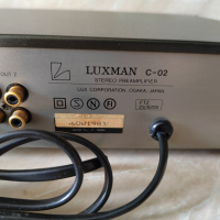 Luxman C-02, снимка 6 - Ресийвъри, усилватели, смесителни пултове - 44760236