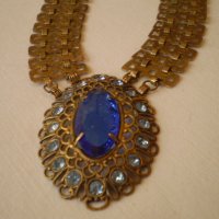 стар красив нагръден накит от златно дубле, снимка 9 - Антикварни и старинни предмети - 40288520
