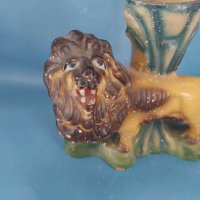 Кеармичен лъв от царско време,народно изкуство, снимка 4 - Антикварни и старинни предмети - 40006937