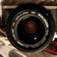 Стар фотоапарат с японски оригинален варио е обектив, снимка 1 - Други ценни предмети - 44505900
