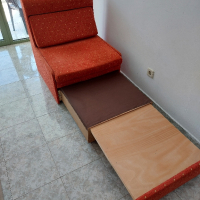 Разтегателен фотьойл с опция за сън, налични 4 броя, снимка 7 - Дивани и мека мебел - 44712873