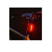 Фар и Стоп за велосипед, Червен, 2бр., предна бяла и задна червена, снимка 2 - Аксесоари за велосипеди - 39524358