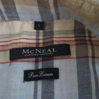 Мъжка риза с къс ръкав от лен McNeal, снимка 4 - Ризи - 36533334