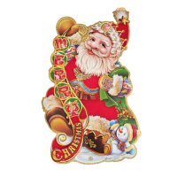 4262 3D хартиена коледна украса за стена Merry Christmas, 50 cm, снимка 2 - Декорация за дома - 42916049
