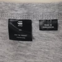 G-STAR RAW оригинална тениска XS памучна фланелка NISTER R T, снимка 3 - Тениски - 36719925