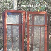 Дървена дограма остъклена - прозорци, двойна и единична, снимка 1 - Дограми - 42495835