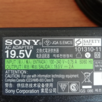 Адаптер за лаптоп Sony 19.5V 2A, снимка 4 - Части за лаптопи - 44535812