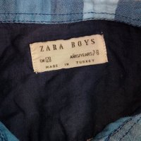 Zara - момчешка риза, супер запазена!, снимка 2 - Детски ризи - 31885559