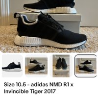 Дамски маратонки Adidas NMD R1 x Invincible Tiger 2017. Номер 36.5 , снимка 9 - Маратонки - 42735109