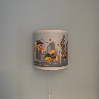Детски абажур с два аплика, снимка 3 - Детски нощни лампи - 44461402