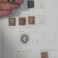 Албум марки Великобритания с първата напечатана марка, снимка 6 - Филателия - 42911624