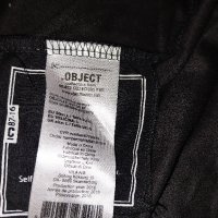 OBJECT L Черна блуза от еко кожа с тричетвърти ръкав , снимка 5 - Блузи с дълъг ръкав и пуловери - 42763578