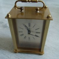 № 6862 стар германски настолен часовник Royal   - кварцов механизъм  - работещ  - размер 13 / 6,5 / , снимка 2 - Други ценни предмети - 39884928