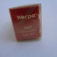 HERPA 1/87 H0 MERCEDES BENZ 560 SEC ИГРАЧКА КОЛИЧКА МОДЕЛ, снимка 4 - Колекции - 44387493