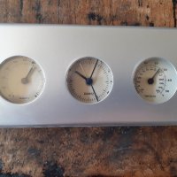 часовник с будилник, термометър и хидрометър за бюро разни, снимка 13 - Други - 13454690