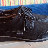 Мъжки велурени - кожени обувки LASOCKI нови! №44, снимка 2 - Ежедневни обувки - 29639337