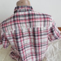 Мъжка риза с къс ръкав от лен Boomerang, снимка 3 - Ризи - 36693716