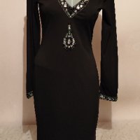Черна дълга официална рокля Sarah Connor р-р S/М , снимка 2 - Рокли - 37026127