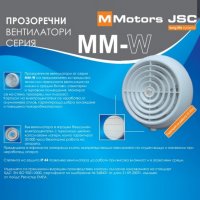 Прозоръчен вентилатор MMotors JSC MMW - бял, снимка 4 - Вентилатори - 39223861