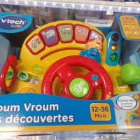 Музикална играчка, Vtech Baby, Volan Vroum Vroum , Интерактивна музикална играчка, снимка 1 - Образователни игри - 42719925