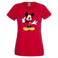 Дамска тениска Mickey Mouse 9 Мини Маус,Микки Маус.Подарък,Изненада,, снимка 8 - Тениски - 36526632