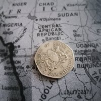 Монета - Кения - 5 шилинга | 1985г., снимка 1 - Нумизматика и бонистика - 35305921