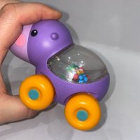 Fisher Price - Тракаща играчка за бутане Хипопотам , снимка 3 - Дрънкалки и чесалки - 39758760