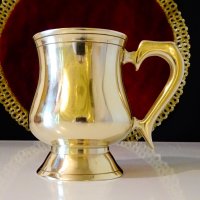Английска бронзова чаша за вино. , снимка 3 - Антикварни и старинни предмети - 37120998