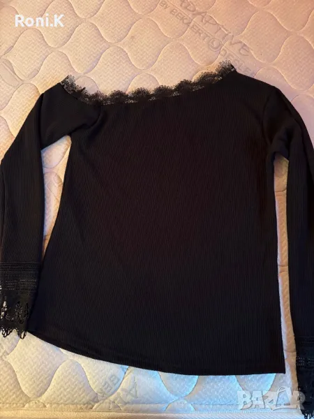 Блуза с паднало рамо, снимка 1